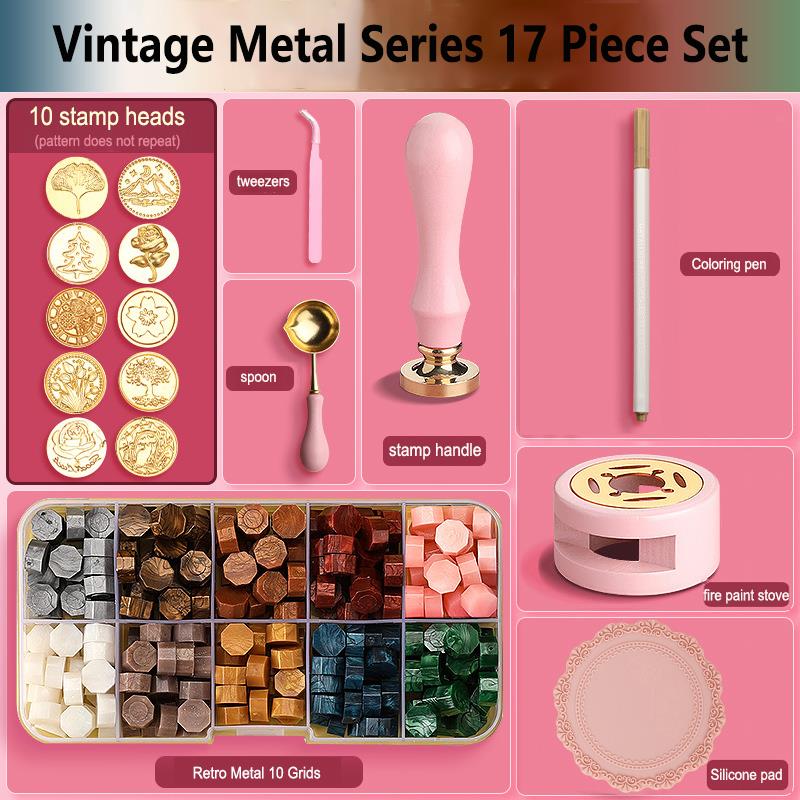 ชุดตราประทับขี้ผึ้งเคลือบเงา ช - Wax Seal Stamp Set บทวิจารณ์และราคา