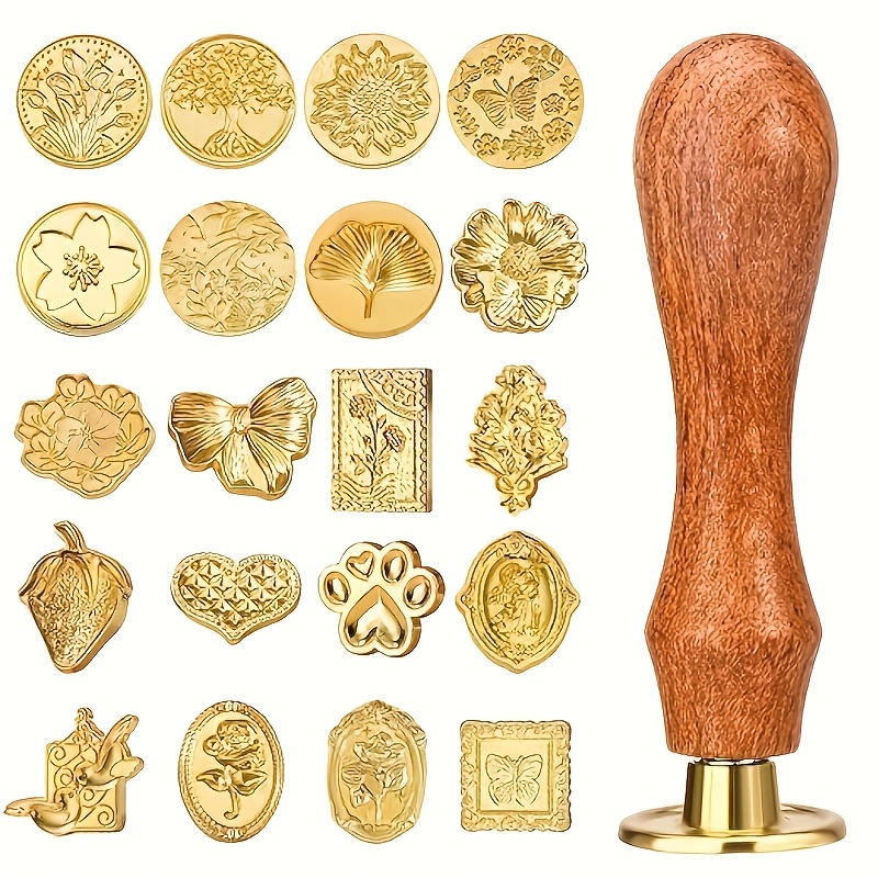ชุดตราประทับขี้ผึ้ง 21 ชิ้น พร - Wax Seal Stamp Set บทวิจารณ์และราคา