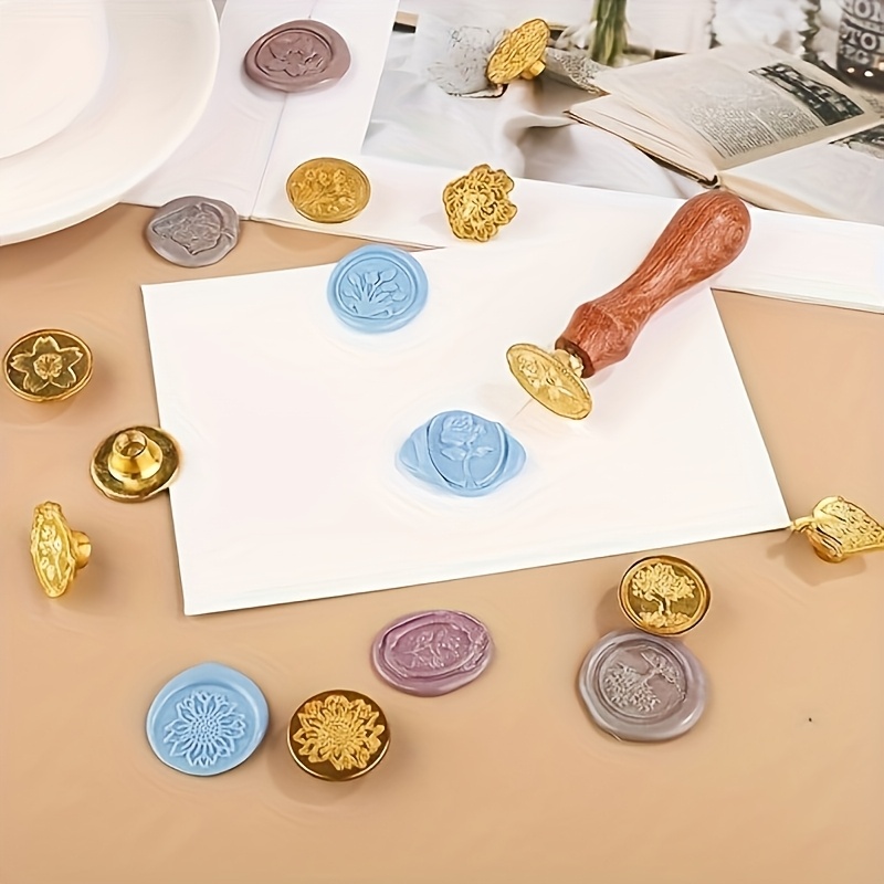 ชุดตราประทับขี้ผึ้ง 21 ชิ้น พร - Wax Seal Stamp Set บทวิจารณ์และราคา