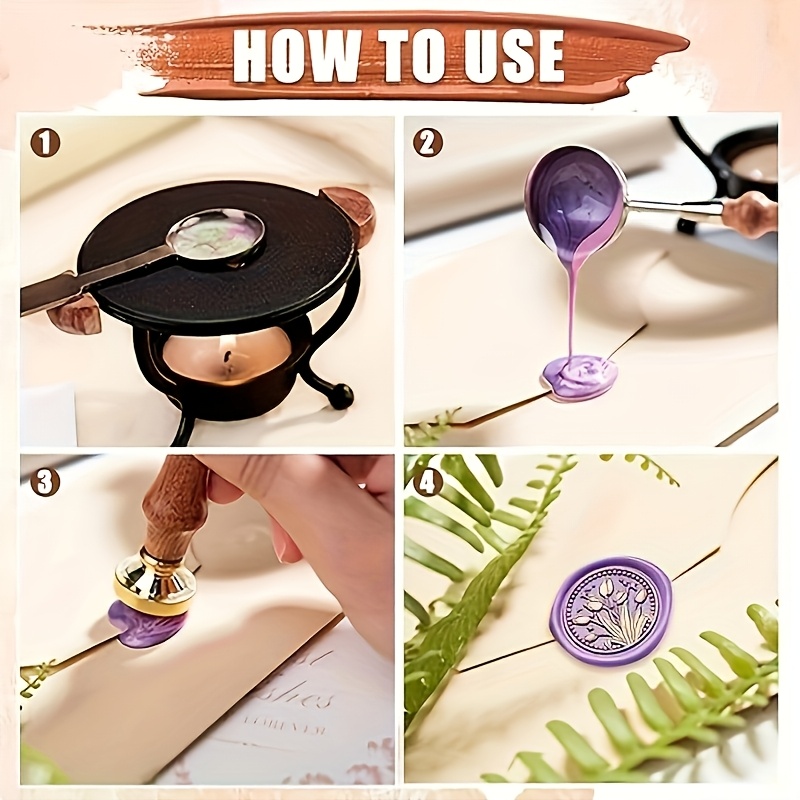 ชุดตราประทับขี้ผึ้ง 21 ชิ้น พร - Wax Seal Stamp Set บทวิจารณ์และราคา