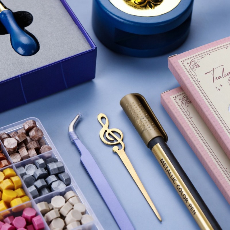 ชุดอุปกรณ์ประทับตราขี้ผึ้งครบช - Wax Seal Stamp Set บทวิจารณ์และราคา