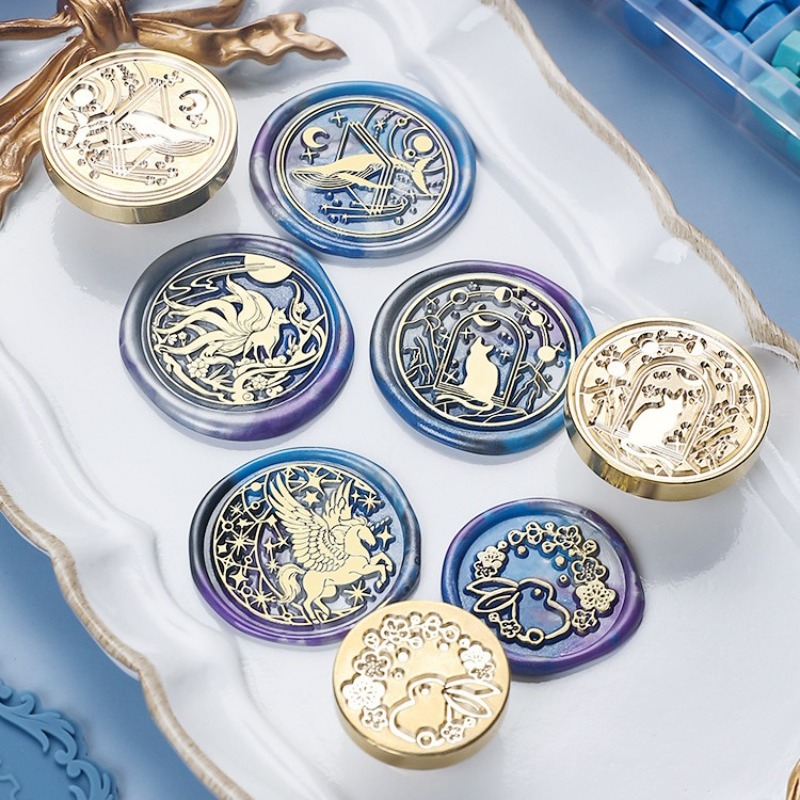 ชุดอุปกรณ์ประทับตราขี้ผึ้งครบช - Wax Seal Stamp Set บทวิจารณ์และราคา