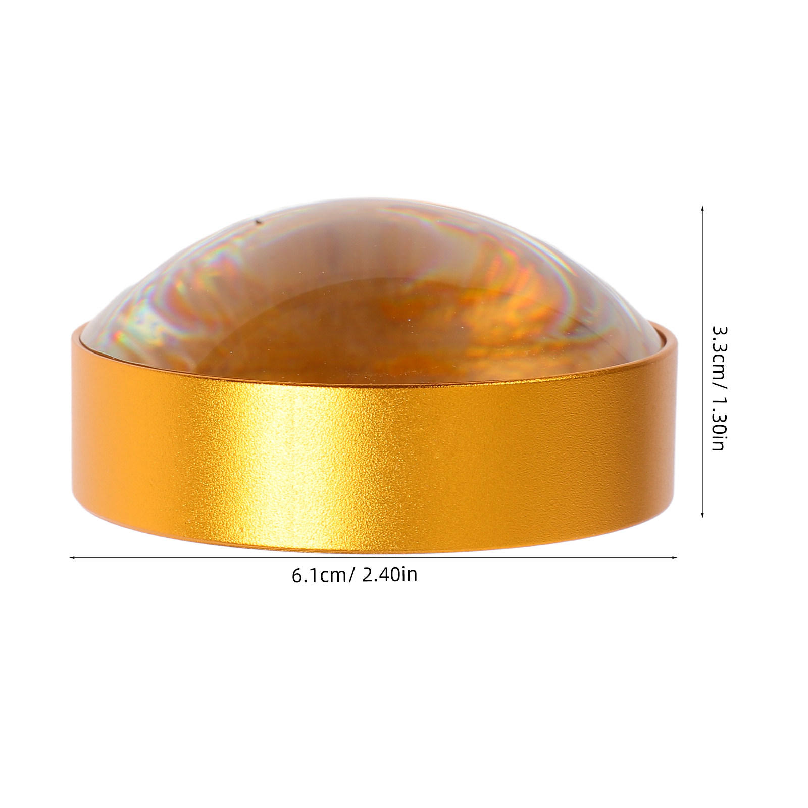 แว่นขยายทรงกลม 6 เท่า ทำจากกระ - Book Weight Glass บทวิจารณ์และราคา