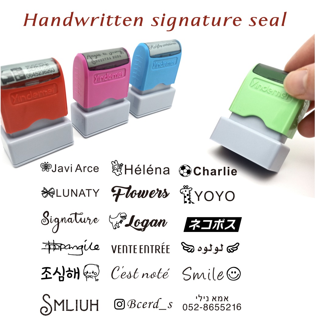 ที่กําหนดเองชื่อครูหมึกแสตมป์ล - Rubber Date Stamp บทวิจารณ์และราคา