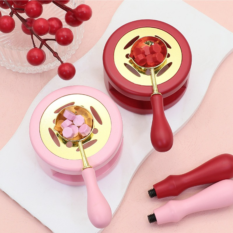 ชุดเตาหลอมแว็กซ์พร้อมอุปกรณ์เส - Wax Seal Stamp Set บทวิจารณ์และราคา