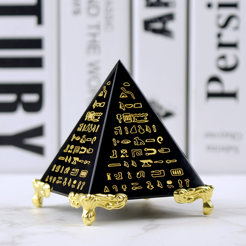 อียิปต์คริสตัล Obsidian Pyrami - Paper Weight Crystal บทวิจารณ์และราคา